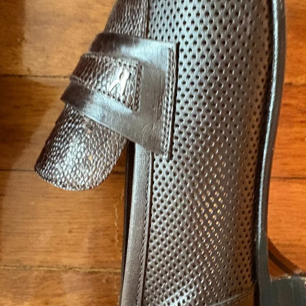 Moreschi Men's Dark Brown Italian Leather Loafers size 10 US - Picture 6 of 7